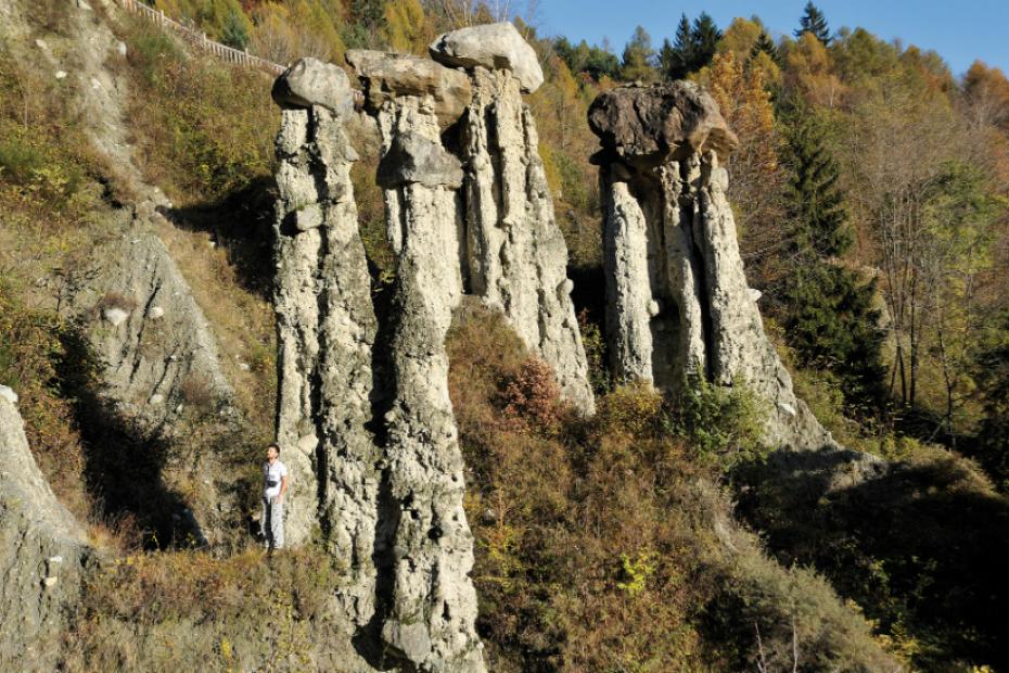 Einheimische "Pyramiden"