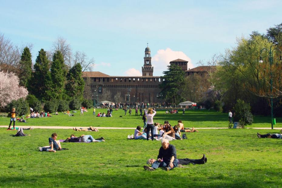 Un giro in bici nei parchi con il bikesharing