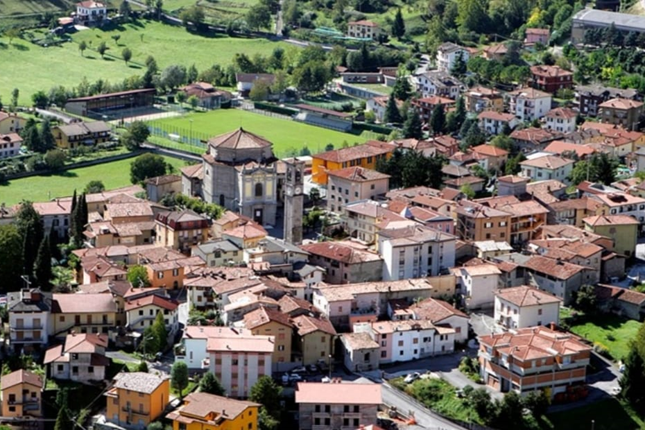 Veduta sul Comune di Pianico
