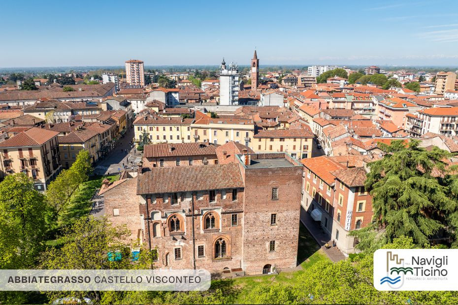 Abbiategrasso, Castello Visconteo dall'alto