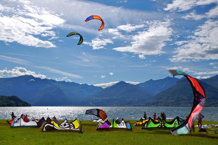 Upper Lake Como, home of water sports