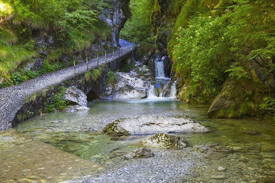 En el valle de Vertova, valle medio de Seriana (BG)