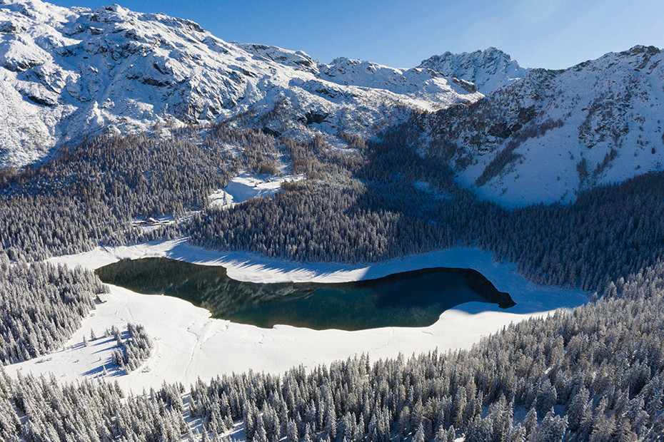 Au lac Palù en raquettes