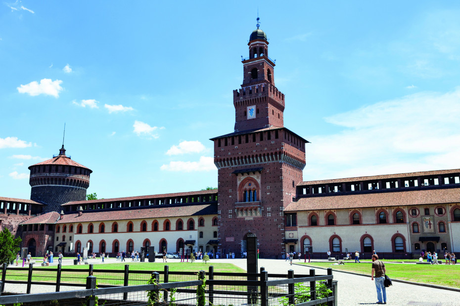 Milán – El Castello Sforzesco Visconteo