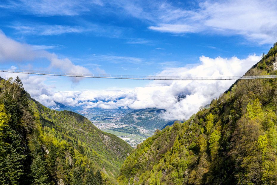 3. Ponte Tibetano più alto d'Europa