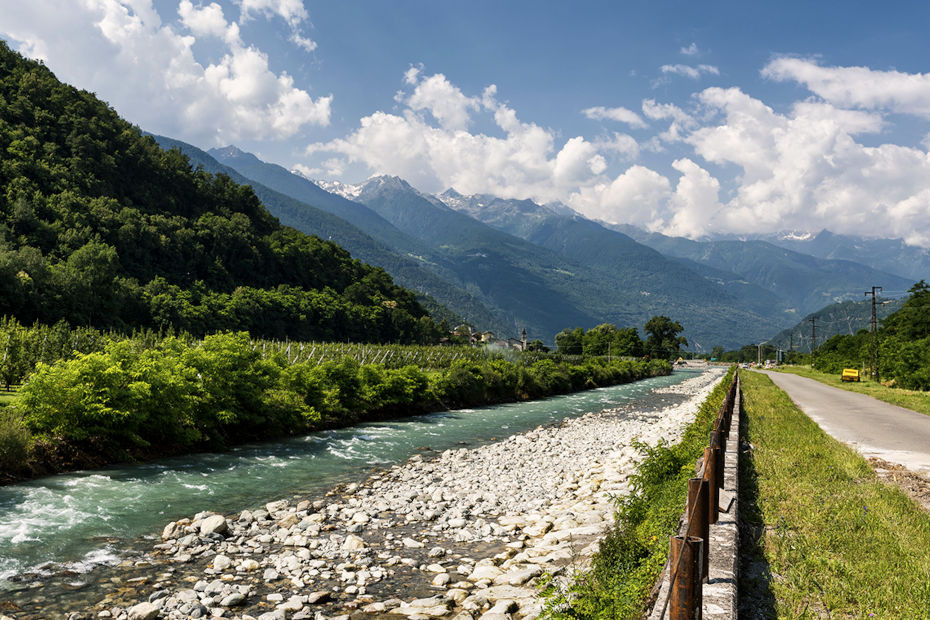 1. Sentiero Valtellina in bicicletta