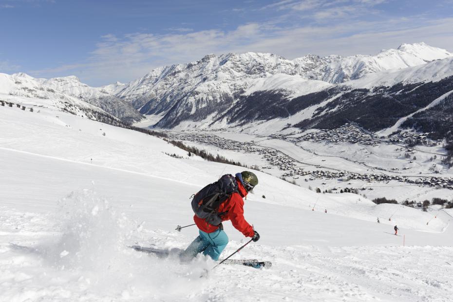 1. En Ski area, con la familia