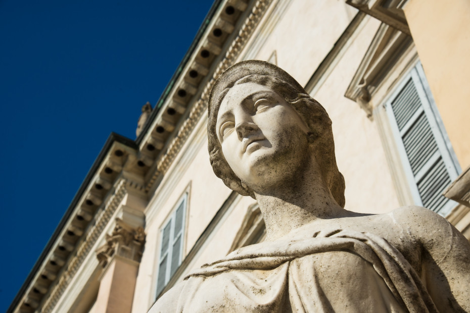 Sculpture of the garden of Villa Tittoni Cusani Traversi, Desio (MB)