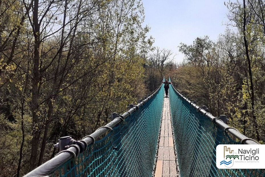 Ponte Tibetano sul Ticino