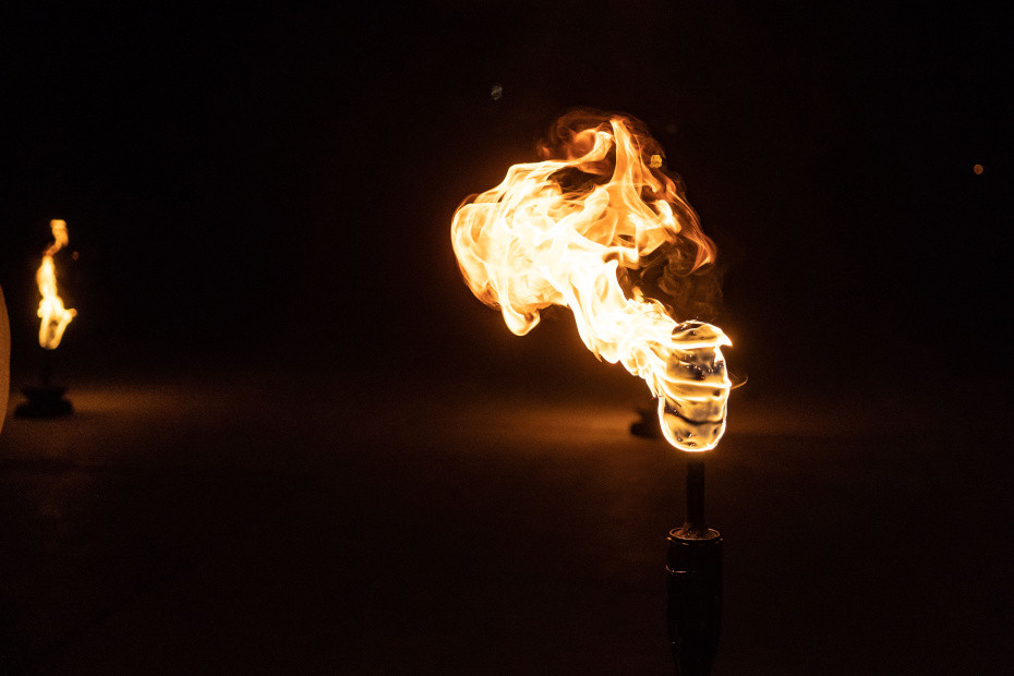 New Year’s Eve Torchlight parade in Colere