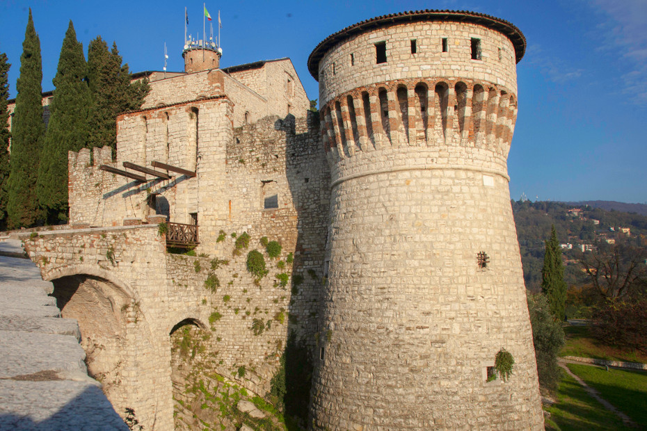 Dall’alto del Castello di Brescia