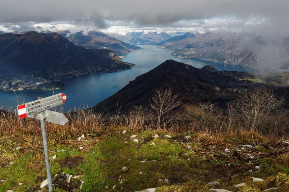 Vista sul Lario dal San Primo