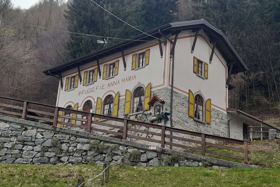 La struttura montana del rifugio