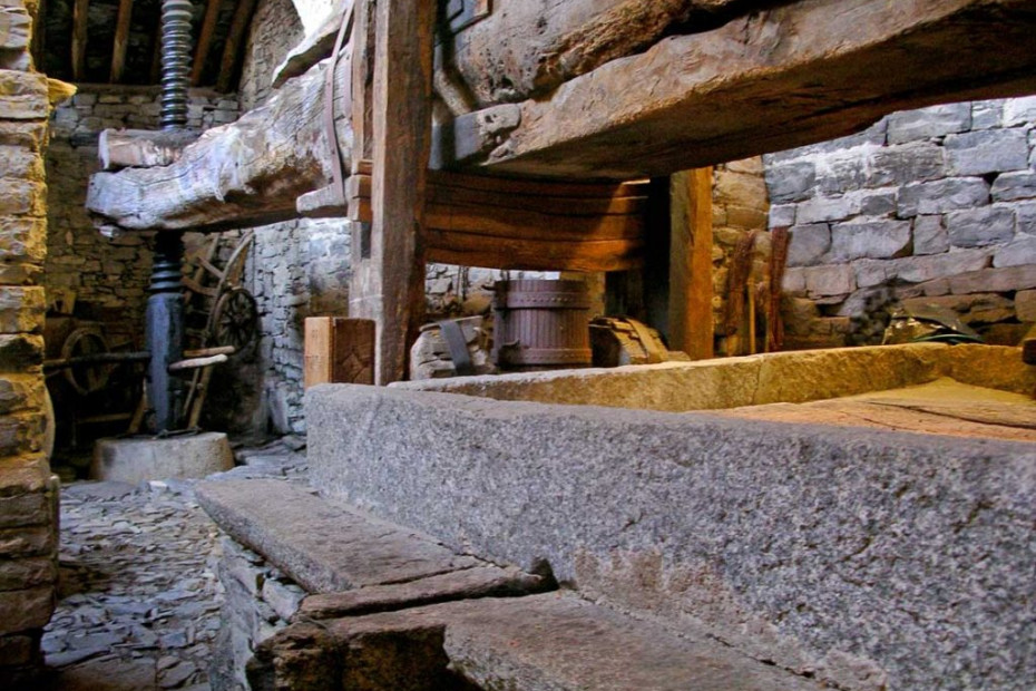 La trave di castagno fondamentale per il funzionamento