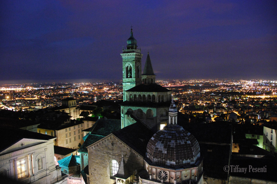 Vista dal Campanone di notte