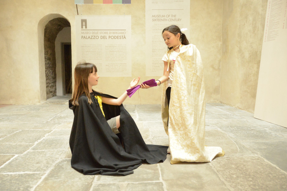 Attività per bambini organizzata dal Museo delle storie di Bergamo