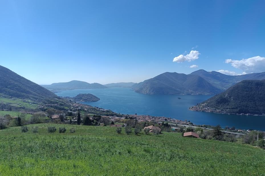 Panoramic road in Sulzano