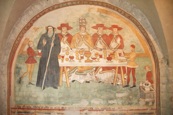 Affresco Abbazia S. Alberto di Butrio