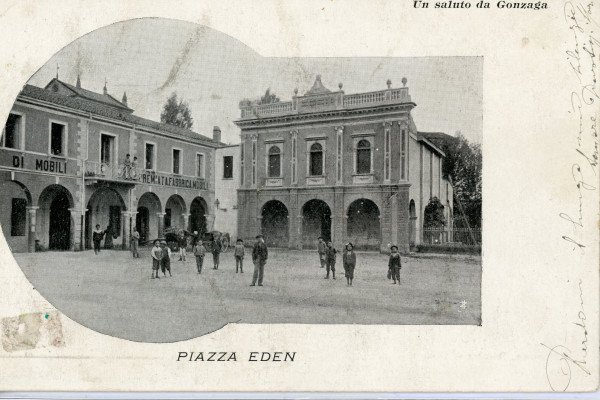 Il Teatro Eden in una cartolina storica