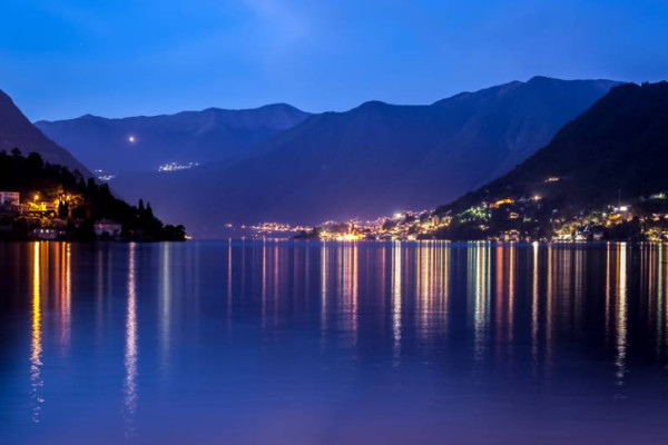 Lake Como by night