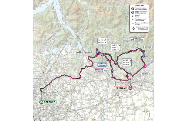 Giro d'Italia 2023 - Percorso Tappa 15