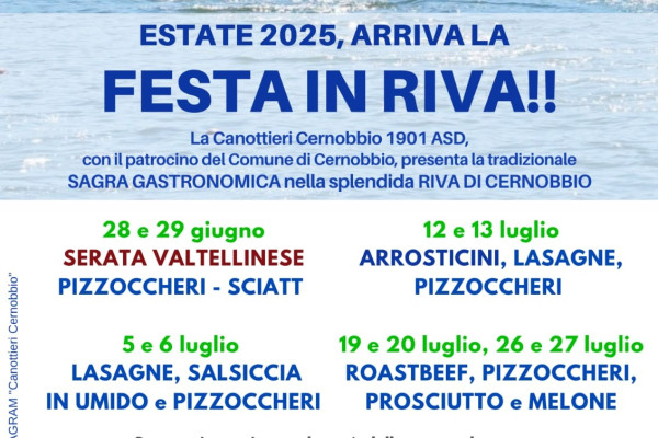 Festa in Riva 2025