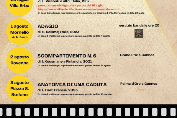Cinema all'aperto