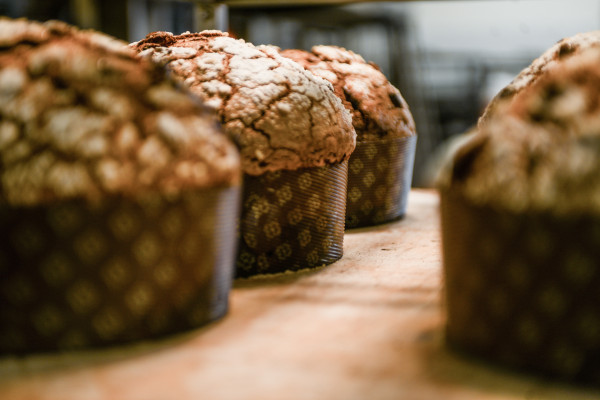 Manger des gâteaux traditionnels de Noël