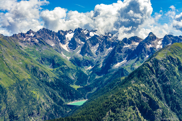 Il lago di Scais e il Pizzo Redorta