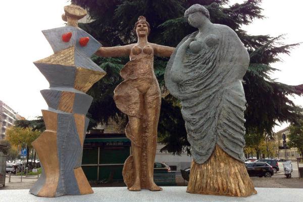 Tre Grazie di Salvatore Fiume, Milano (ph: artatsite.com)