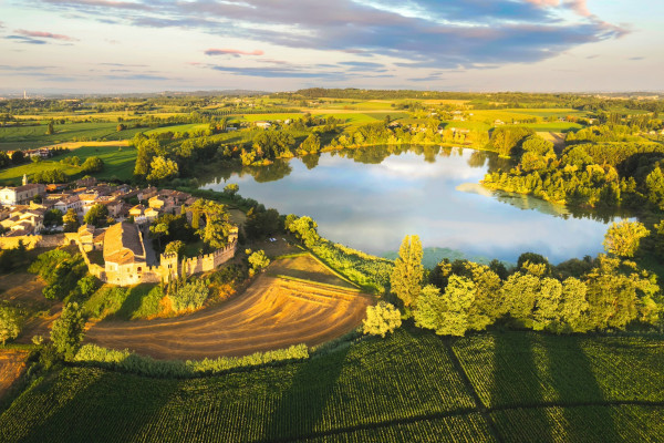 Castellaro Lagusello in the province of Mantua