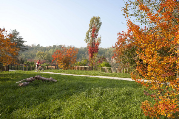 Su un tappeto di foglie nell'Oasi di Baggero