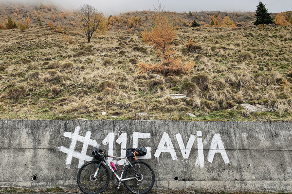 Su e giù dal Gavia in bicicletta