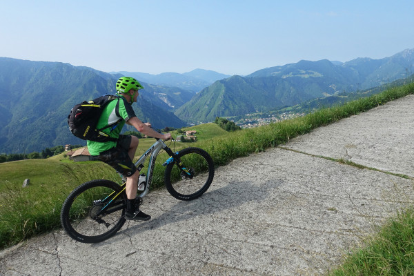 Dal fiume Serio in bici fino al Rifugio Santamaria
