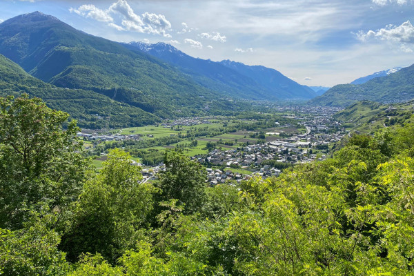 Vista verso Sondrio