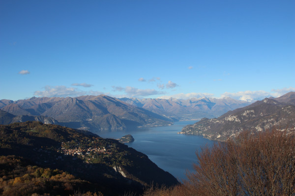 Vista sul Lago di Como da Barni