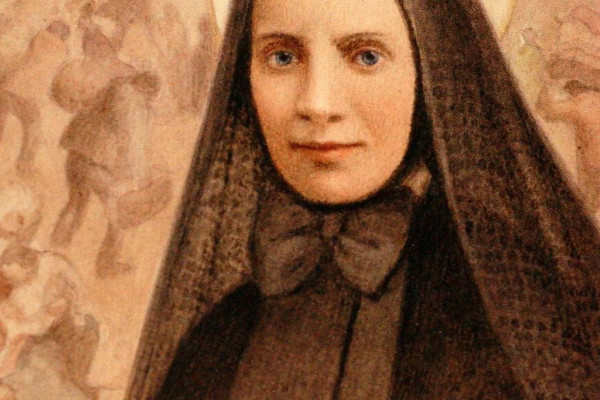 Dipinto Santino S.Francesca Cabrini