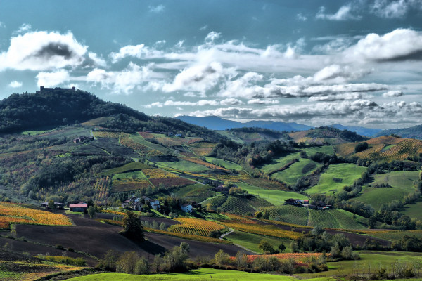 Panorama di Montalto Pavese