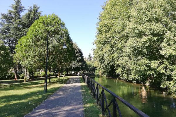 Ciclopedonale lungo il Naviglio Martesana