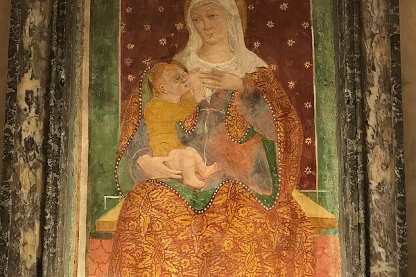 Affresco Madonna del latte