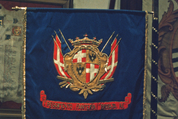 Bandiera del 1 Reggimento Fanteria Brigata Re