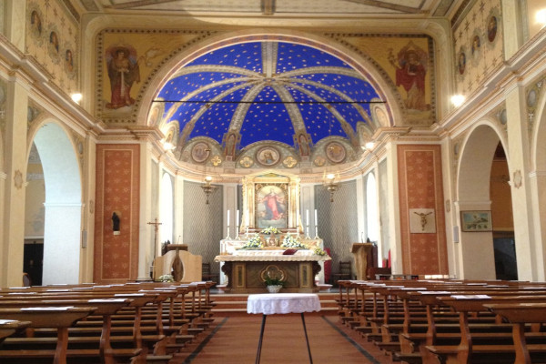 Un'immagine dell'interno del Santuario