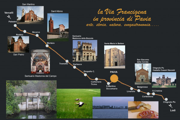Via Francigena 1 tappa in provincia di Pavia