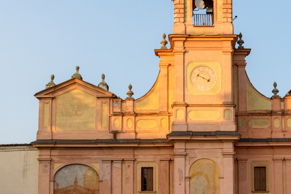 Il corpo d’ingresso in stile “austriaco” eretto nel 1768