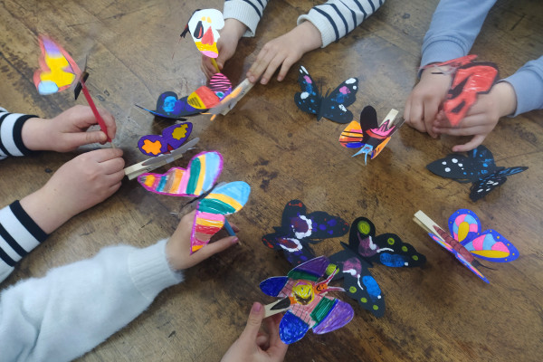 Laboratorio creativo sulle farfalle
