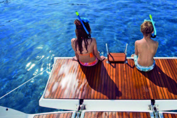 Lake Como swimming 